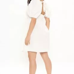 Fashion Nova Be My Baby Doll Mini Dress - White -Fashion Nova Dresses Shop 01 06 22Studio3 ME MJ 11 52 27 43 ISS1008DN White 0746 PB