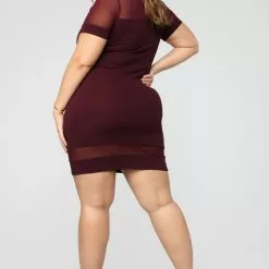 Fashion Nova Thinking Of You Dress - Merlot 9 Fashion Nova Thinking Of You Dress - Merlot -Fashion Nova Dresses Shop 01 07 19 Studio 1 DV 15 17 20 XD30663 Wine CC 1061 DM scaled