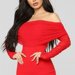 Fashion Nova Take Me On A Dinner Date Dress - Red -Fashion Nova Dresses Shop 01 08 19 Studio 2 DV 11 22 54 D5155 Red0438 NT scaled