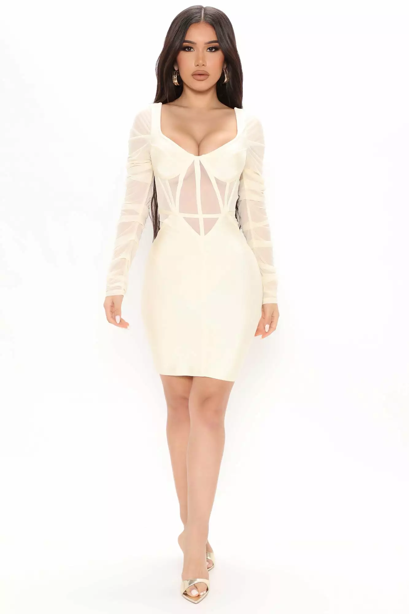 Fashion Nova Cater 2 You Bandage Mini Dress - Ivory 3 Fashion Nova Cater 2 You Bandage Mini Dress - Ivory