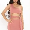Fashion Nova Marcie Mini Dress - Mauve
