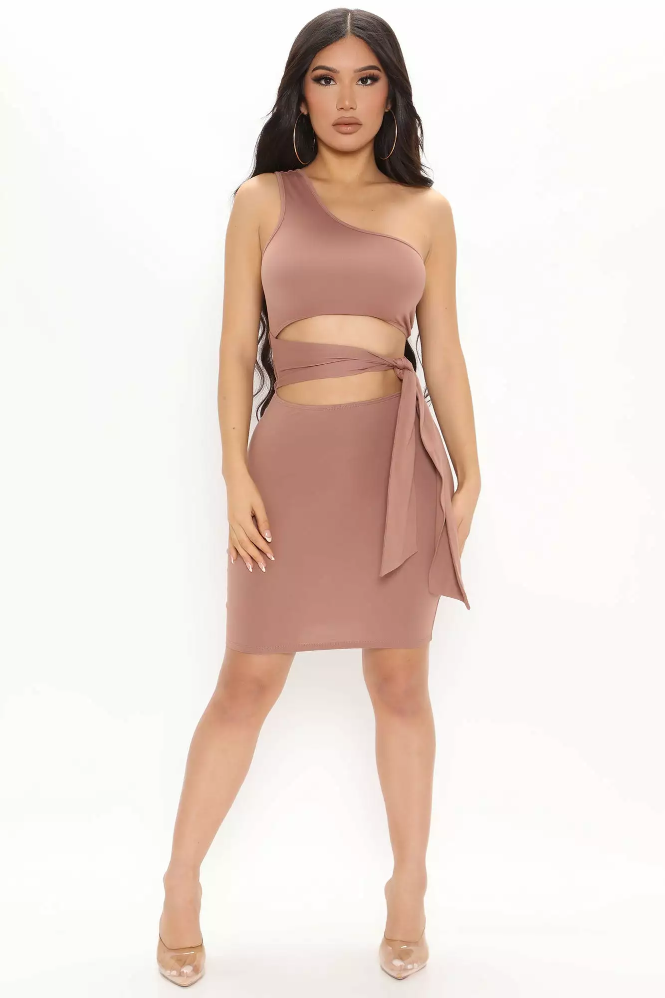 Fashion Nova Marcie Mini Dress - Chocolate 4 Fashion Nova Marcie Mini Dress - Chocolate - Image 2