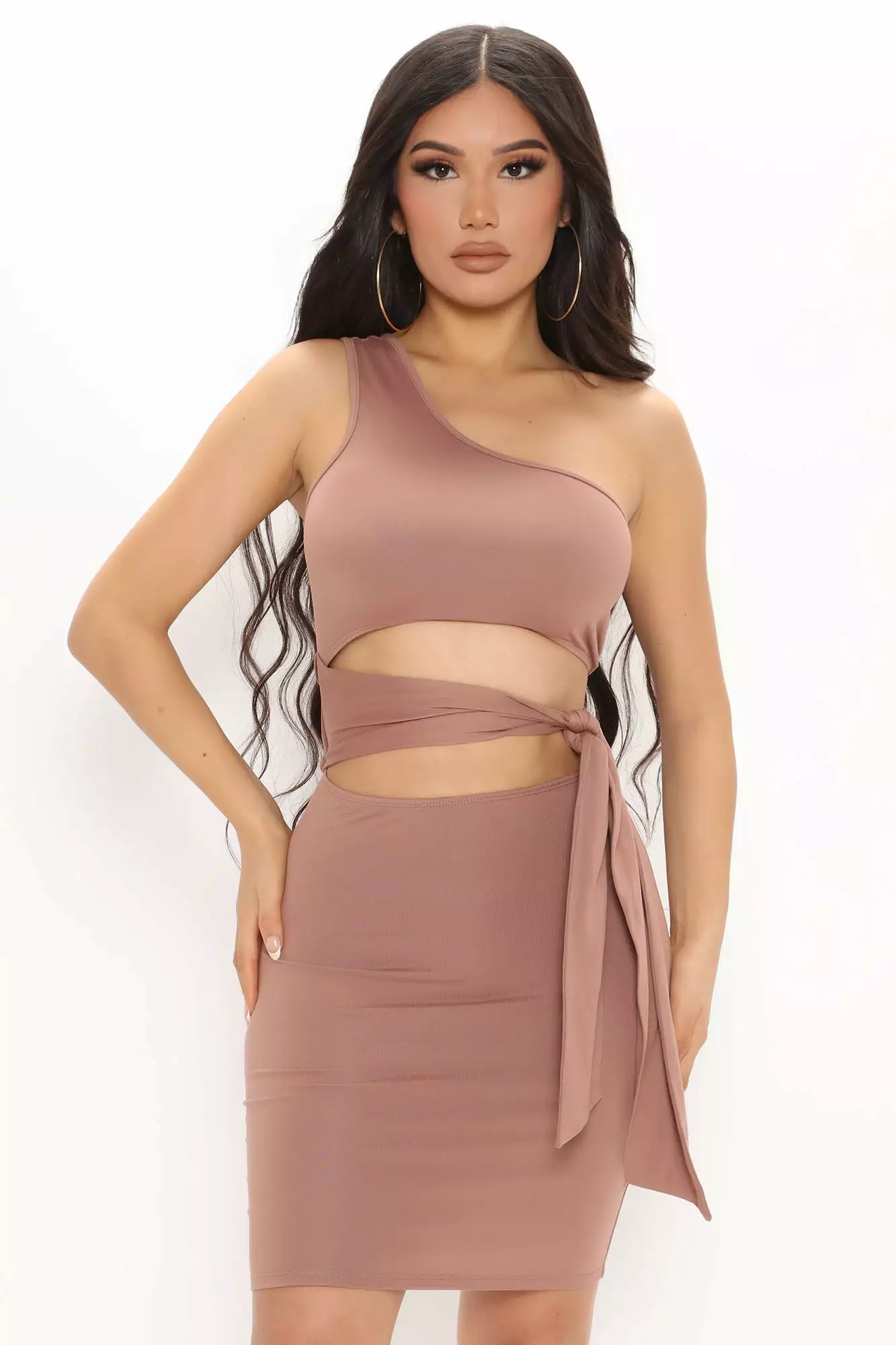 Fashion Nova Marcie Mini Dress - Chocolate 3 Fashion Nova Marcie Mini Dress - Chocolate