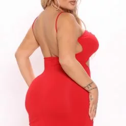 Fashion Nova Cross My Heart Mini Dress - Red -Fashion Nova Dresses Shop 01 19 22Studio4 RM ML 14 29 51 43 JD44677 Red 1012 PLUS EH