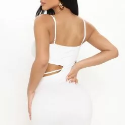 Fashion Nova Danika Double Lined Mini Dress - White -Fashion Nova Dresses Shop 01 21 22Studio3 KS AC 10 19 18 6 JD46262 White 0065 EH