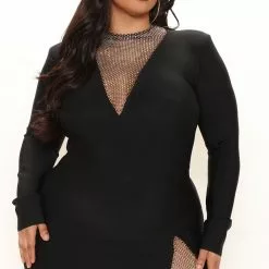 Fashion Nova Beginning To Wonder Bandage Mini Dress - Black -Fashion Nova Dresses Shop 01 24 22Studio2 CE MJ 14 06 55 59 LD548 Black 18633 PLUS KL