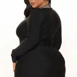 Fashion Nova Beginning To Wonder Bandage Mini Dress - Black -Fashion Nova Dresses Shop 01 24 22Studio2 CE MJ 14 07 03 59 LD548 Black 18636 PLUS KL