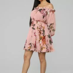 Fashion Nova Cultivate The Soul Floral Mini Dress - Pink -Fashion Nova Dresses Shop 01 25 19 Studio 2 DV 09 38 33 1442 Pink0561 JD scaled