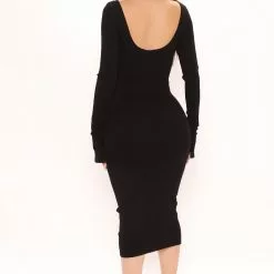 Fashion Nova Desire Double Scoop Snatched Midi Dress - Black 12 Fashion Nova Desire Double Scoop Snatched Midi Dress - Black -Fashion Nova Dresses Shop 01 25 22Studio3 CE RL 11 34 55 37 D14313 Black 1823 EH