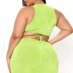 Fashion Nova Start Off Right Slinky Midi Dress - Lime -Fashion Nova Dresses Shop 01 25 22Studio4 RT MJ 11 22 05 34 JD44530 Lime 1038 PLUS KL
