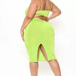 Fashion Nova Add Some Spice Midi Dress - Green -Fashion Nova Dresses Shop 01 25 22Studio4 RT MJ 11 24 44 35 JD45593 Green 1044 PLUS KL