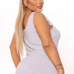 Fashion Nova Jazmin Ribbed Mini Dress - Heather Grey -Fashion Nova Dresses Shop 01 28 22Studio4 RT AC 13 22 57 39 72357 HeatherGrey 0576 PLUS KL