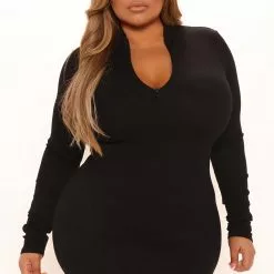 Fashion Nova Soho Snatched Mini Dress - Black -Fashion Nova Dresses Shop 01 31 22Studio2 KS 13 13 37 9 D14328 Black 9919 PLUS SG