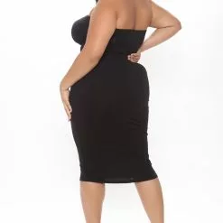 Fashion Nova Rhianna Tube Dress - Black -Fashion Nova Dresses Shop 02 01 21Studio3 MS OD 13 47 47 41 JD16295 Black PLUS 1290 EH