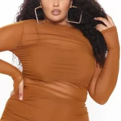Fashion Nova Free Bird Midi Dress - Brown 22 Fashion Nova Free Bird Midi Dress - Brown -Fashion Nova Dresses Shop 02 02 21Studio2 SN SA 14 40 20 49 D1480 Brown 53037 PLUS RA