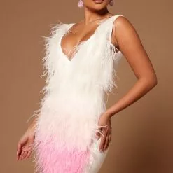 Fashion Nova Jackie Feather Mini Dress - White/Pink 9 Fashion Nova Jackie Feather Mini Dress - White/Pink -Fashion Nova Dresses Shop 02 03 22Studio5 SN KP 12 01 48 19 GWX121 WhitePink 0182 EH