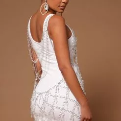 Fashion Nova Chantel Embellished Dress - Silver -Fashion Nova Dresses Shop 02 03 22Studio5 SN KP 14 02 37 24 A25958 Silver 0157 KS