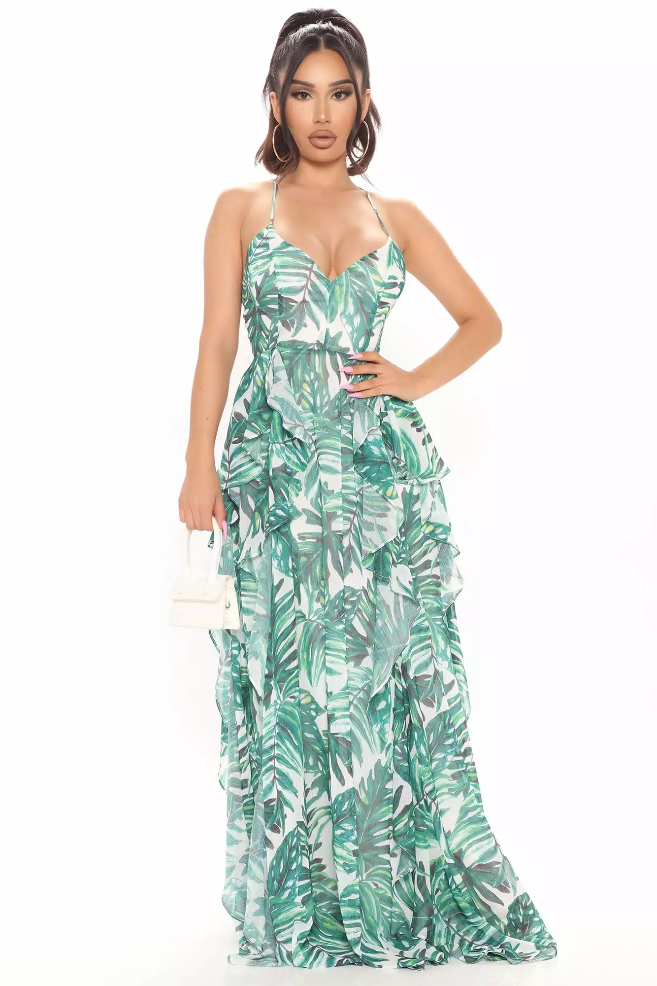 Fashion Nova Wild In The Jungle Printed Maxi Dress - Green 3 Fashion Nova Wild In The Jungle Printed Maxi Dress - Green