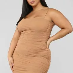 Fashion Nova Feeling My Mesh Dress - Nude -Fashion Nova Dresses Shop 02 05 19 Studio 1 AB 09 43 17 72065 Nude 0141 RA scaled