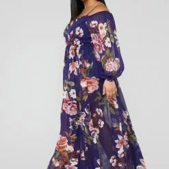 Fashion Nova A Beautiful Creation Floral Maxi Dress - Navy -Fashion Nova Dresses Shop 02 05 19 Studio 1 AB 10 02 38 1461 Navy 0280 RA scaled