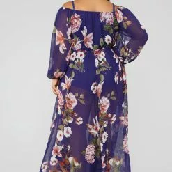 Fashion Nova A Beautiful Creation Floral Maxi Dress - Navy -Fashion Nova Dresses Shop 02 05 19 Studio 1 AB 10 02 48 1461 Navy 0284 RA scaled