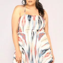 Fashion Nova Feels Like Destiny Maxi Dress - Blue Multi -Fashion Nova Dresses Shop 02 07 18 3059D BLU COMBO0975