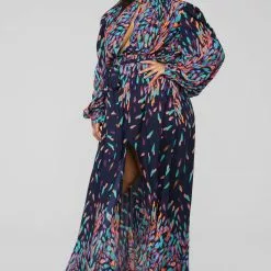 Fashion Nova Wings Of A Feather Maxi Dress - Navy -Fashion Nova Dresses Shop 02 07 19 Studio 1 AB 11 00 13 DWR11925 Navy 0951 RA scaled