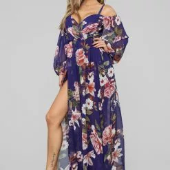 Fashion Nova A Beautiful Creation Floral Maxi Dress - Navy -Fashion Nova Dresses Shop 02 08 19 Studio 2 DV 13 46 10 1461 Navy 11254 1 RG scaled