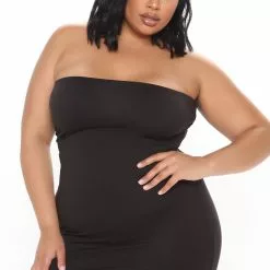 Fashion Nova Rayna Tube Maxi Dress - Black -Fashion Nova Dresses Shop 02 09 21Studio3 DM SA 15 04 42 63 JD35421 Black 1354 PLUS JK