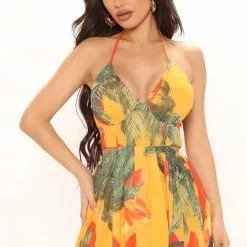 Fashion Nova Kenz Halter Maxi Dress - Orange/combo -Fashion Nova Dresses Shop 02 09 22Studio3 CE 11 51 19 26 DM2473 Orangecombo P 1125 SG