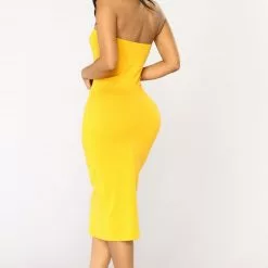 Fashion Nova Rhianna Tube Dress - Mustard 15 Fashion Nova Rhianna Tube Dress - Mustard -Fashion Nova Dresses Shop 02 14 18 JD16295 MUSTARD 0488 scaled