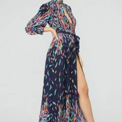 Fashion Nova Wings Of A Feather Maxi Dress - Navy -Fashion Nova Dresses Shop 02 14 19 Studio 4 RM 11 19 38 DWR11925 Navy 24120 WG scaled