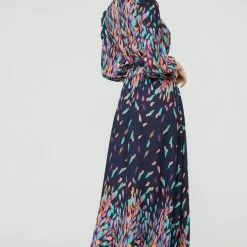 Fashion Nova Wings Of A Feather Maxi Dress - Navy -Fashion Nova Dresses Shop 02 14 19 Studio 4 RM 11 19 50 DWR11925 Navy 24129 WG scaled