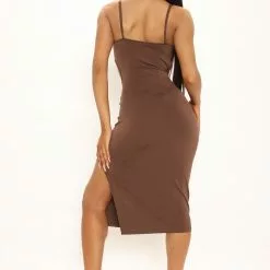 Fashion Nova Analisa Cut Out Midi Dress - Chocolate -Fashion Nova Dresses Shop 02 14 22Studio2 KJ MR 11 38 44 15 73259 Chocolate 0471 EH