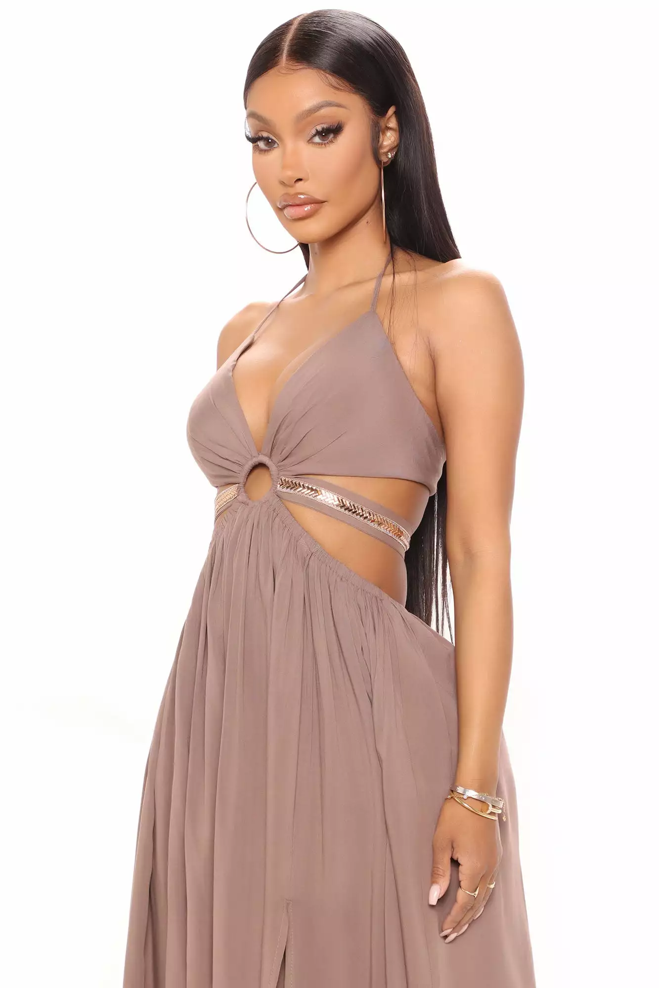 Fashion Nova Ready For The Weekend Maxi Dress - Mocha 5 Fashion Nova Ready For The Weekend Maxi Dress - Mocha - Image 3