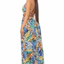 Fashion Nova Lanai Sleeveless Maxi Dress - Blue/combo -Fashion Nova Dresses Shop 02 14 22Studio4 SN ON 14 58 33 39 DM1877 Bluecombo 2944 KS
