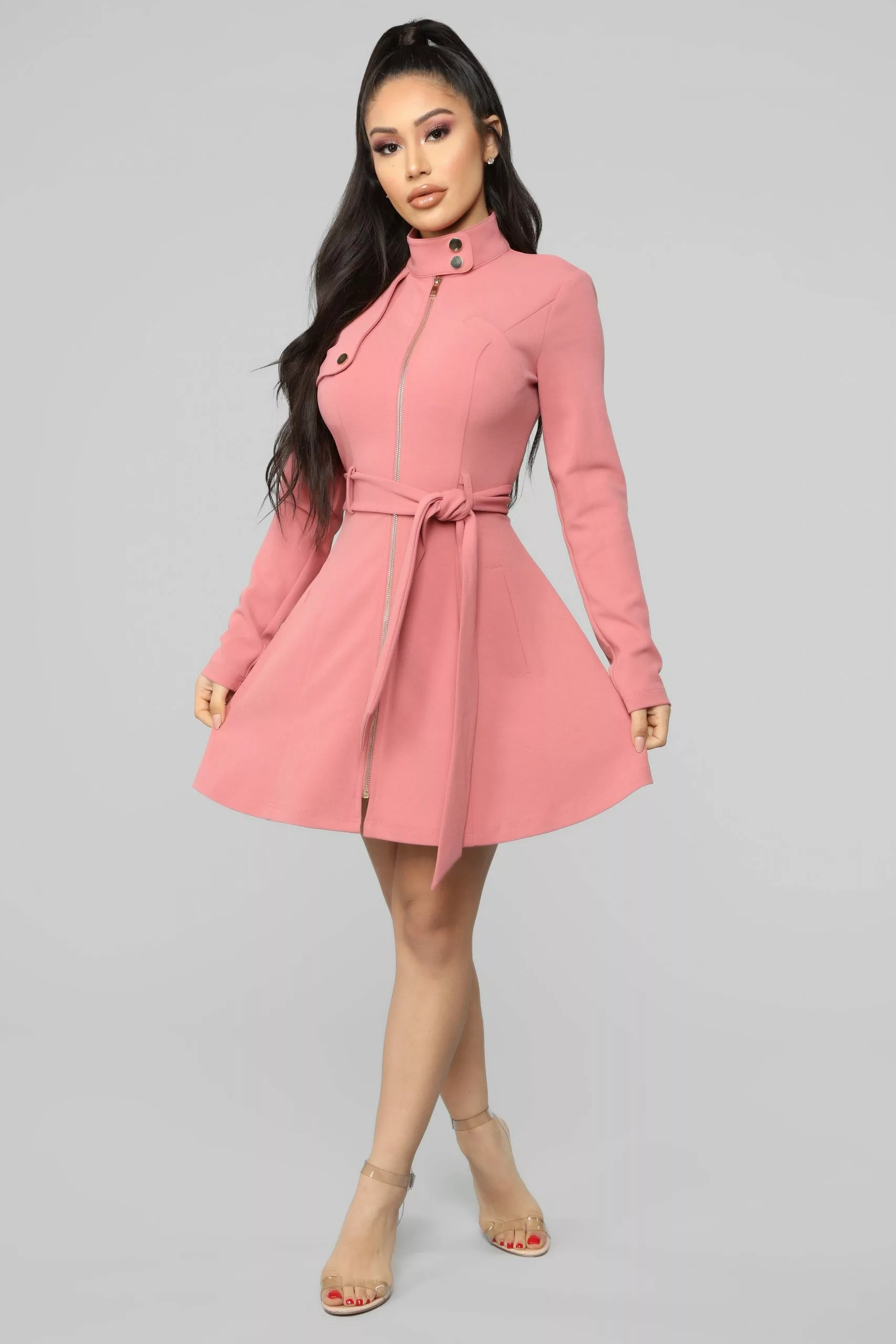 Fashion Nova Feeling Fancy Collar Jacket - Mauve 4 Fashion Nova Feeling Fancy Collar Jacket - Mauve - Image 2