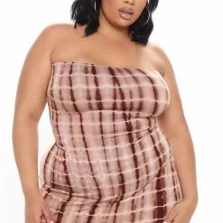 Fashion Nova Let Me Be Tie Dye Maxi Dress - Brown 16 Fashion Nova Let Me Be Tie Dye Maxi Dress - Brown -Fashion Nova Dresses Shop 02 16 21Studio4 MS 14 21 05 49 AD9845 Brown 53116 PLUS KL