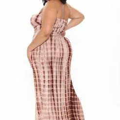 Fashion Nova Let Me Be Tie Dye Maxi Dress - Brown 17 Fashion Nova Let Me Be Tie Dye Maxi Dress - Brown -Fashion Nova Dresses Shop 02 16 21Studio4 MS 14 21 17 49 AD9845 Brown 53120 PLUS KL