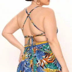 Fashion Nova Lanai Sleeveless Maxi Dress - Blue/combo -Fashion Nova Dresses Shop 02 16 22Studio1 RT AC 09 48 13 7 DM1877 Bluecombo 1033 PLUS KL