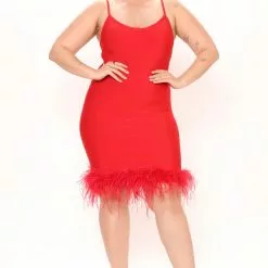 Fashion Nova Yvana Bandage Mini Dress - Red -Fashion Nova Dresses Shop 02 16 22Studio1 RT AC 09 56 13 9 GWX133 Red 1044 PLUS KL