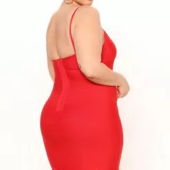 Fashion Nova Yvana Bandage Mini Dress - Red -Fashion Nova Dresses Shop 02 16 22Studio1 RT AC 09 56 36 9 GWX133 Red 1050 PLUS KL