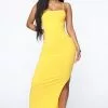 Fashion Nova Laced And Ready Midi Dress - Yellow -Fashion Nova Dresses Shop 02 17 20 Studio 1 JP KSY 11 22 50 5 RD38556 Yellow 3660 JK