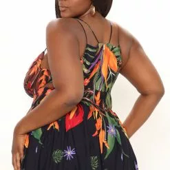 Fashion Nova Key West Maxi Dress - Navy/combo -Fashion Nova Dresses Shop 02 17 22Studio1 KJ AC 13 19 17 9 DM1911 Navycombo 1692 PLUS KL