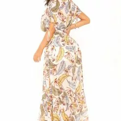 Fashion Nova Farrah Floral Maxi Dress - Ivory/combo -Fashion Nova Dresses Shop 02 18 21Studio2 PA SD 13 47 38 30 DM1885 Ivorycombo 10717 KL