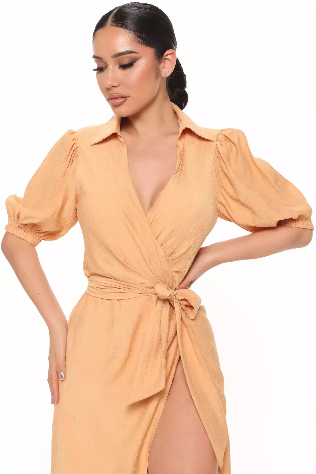 Fashion Nova Showered With Love Midi Dress - Orange 4 Fashion Nova Showered With Love Midi Dress - Orange - Image 2