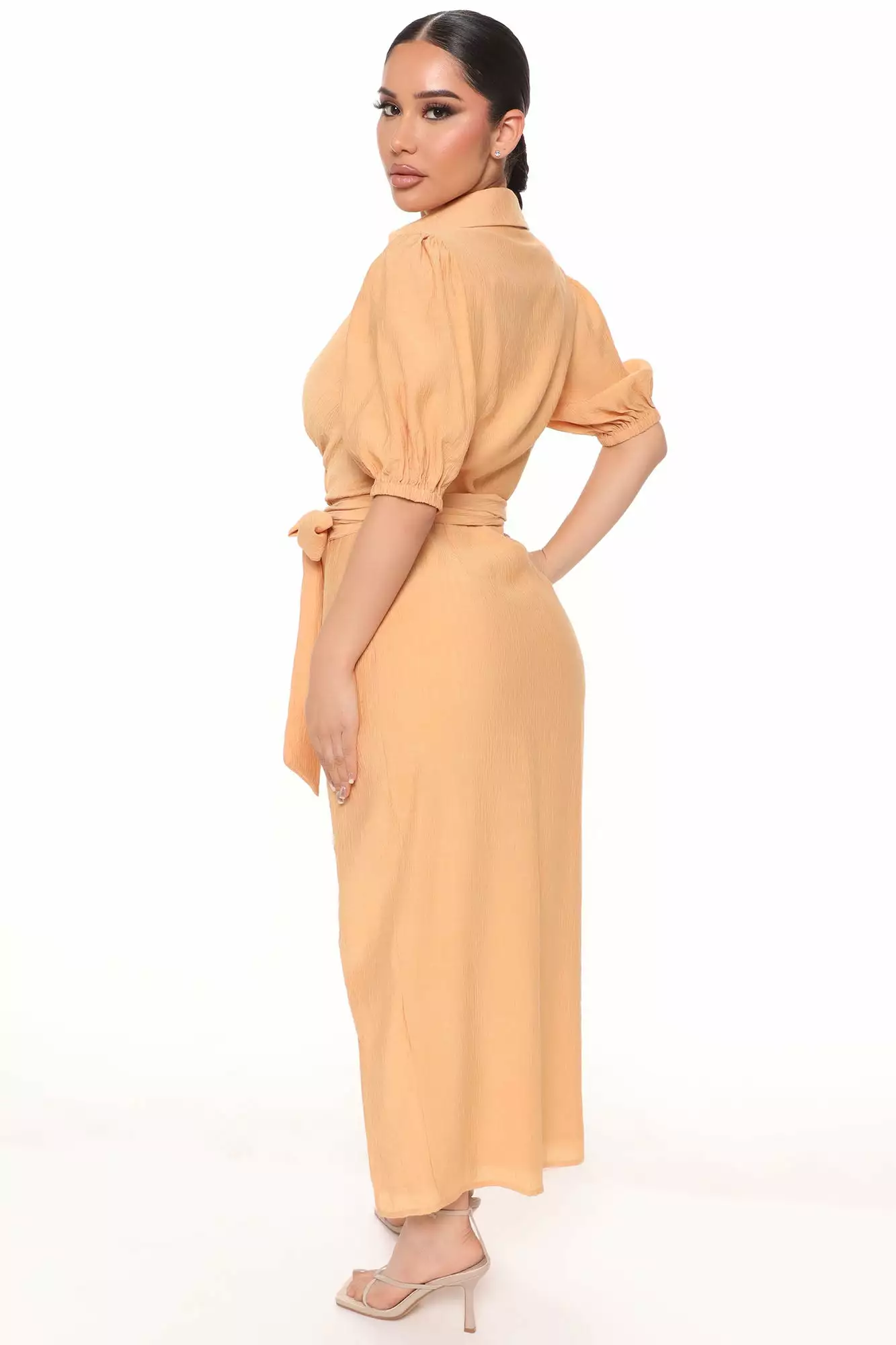 Fashion Nova Showered With Love Midi Dress - Orange 5 Fashion Nova Showered With Love Midi Dress - Orange - Image 3