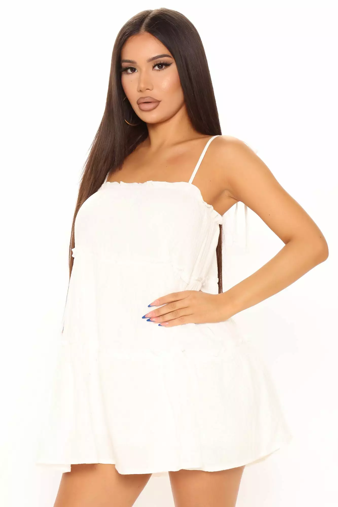 Fashion Nova Toes In The Sand Mini Dress - White 4 Fashion Nova Toes In The Sand Mini Dress - White - Image 2