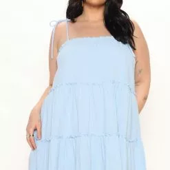 Fashion Nova Yulia Mini Dress - Light Blue -Fashion Nova Dresses Shop 02 21 22Studio1 MS AC 11 40 35 20 HF22F067 LightBlue 3321 PLUS KS