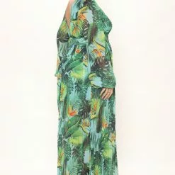 Fashion Nova Nights In Paradise Printed Maxi Dress - Green/combo -Fashion Nova Dresses Shop 02 23 22Studio1 DM MJ 09 42 42 3 LD6877FN GreenCombo 4865 PLUS EH